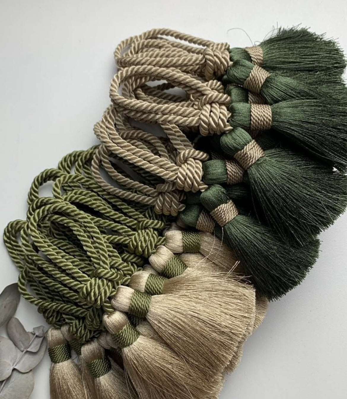 Tassel Napkin Ring Boho Set Dining Decor Wedding Bundle Rustic Gift Handmade Accent Table Holder Cotton Design Farmhouse Style Special Set