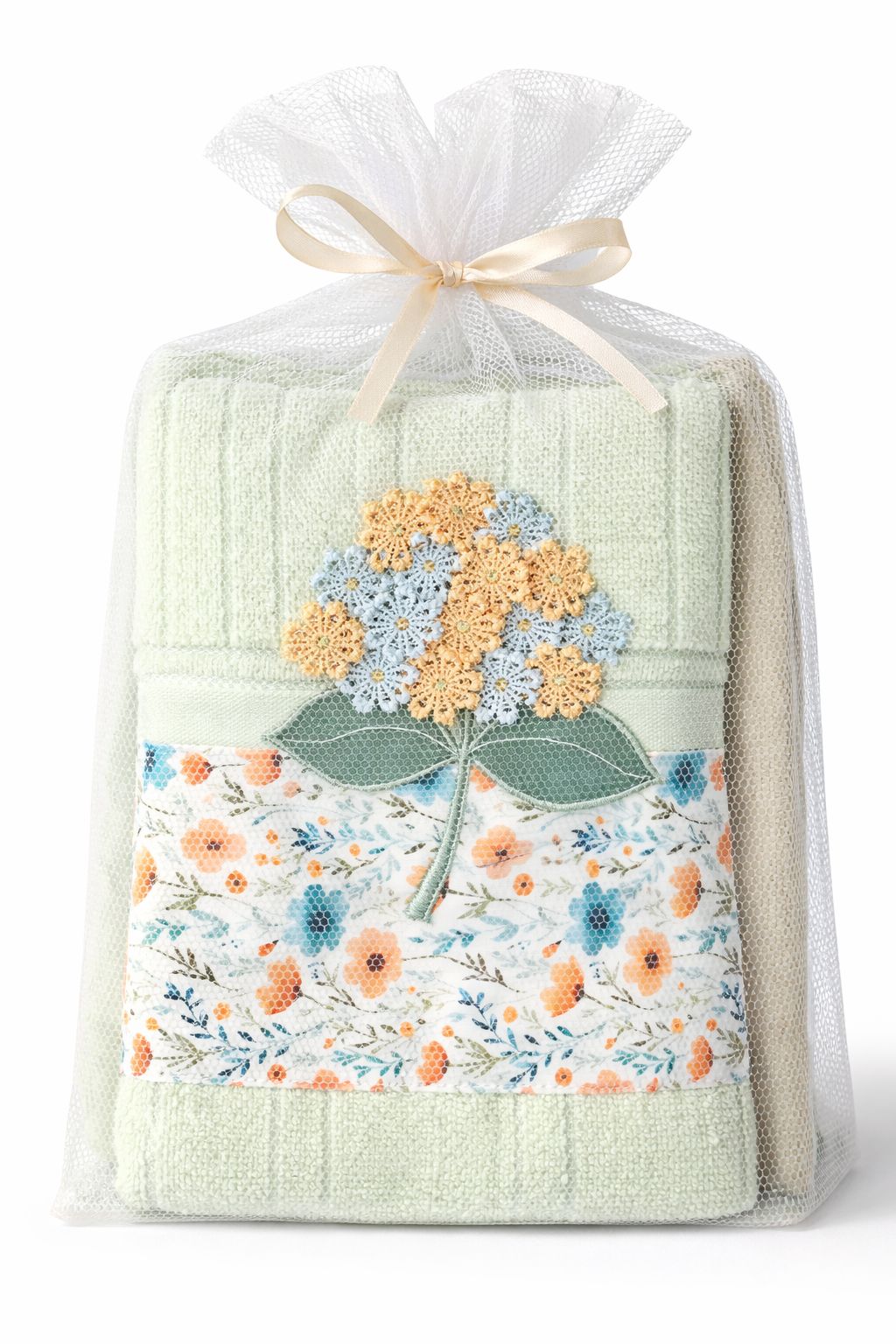 Bathroom Gift Set – Embroidered Guest Towel & Toilet Rug | Handmade Home Gift