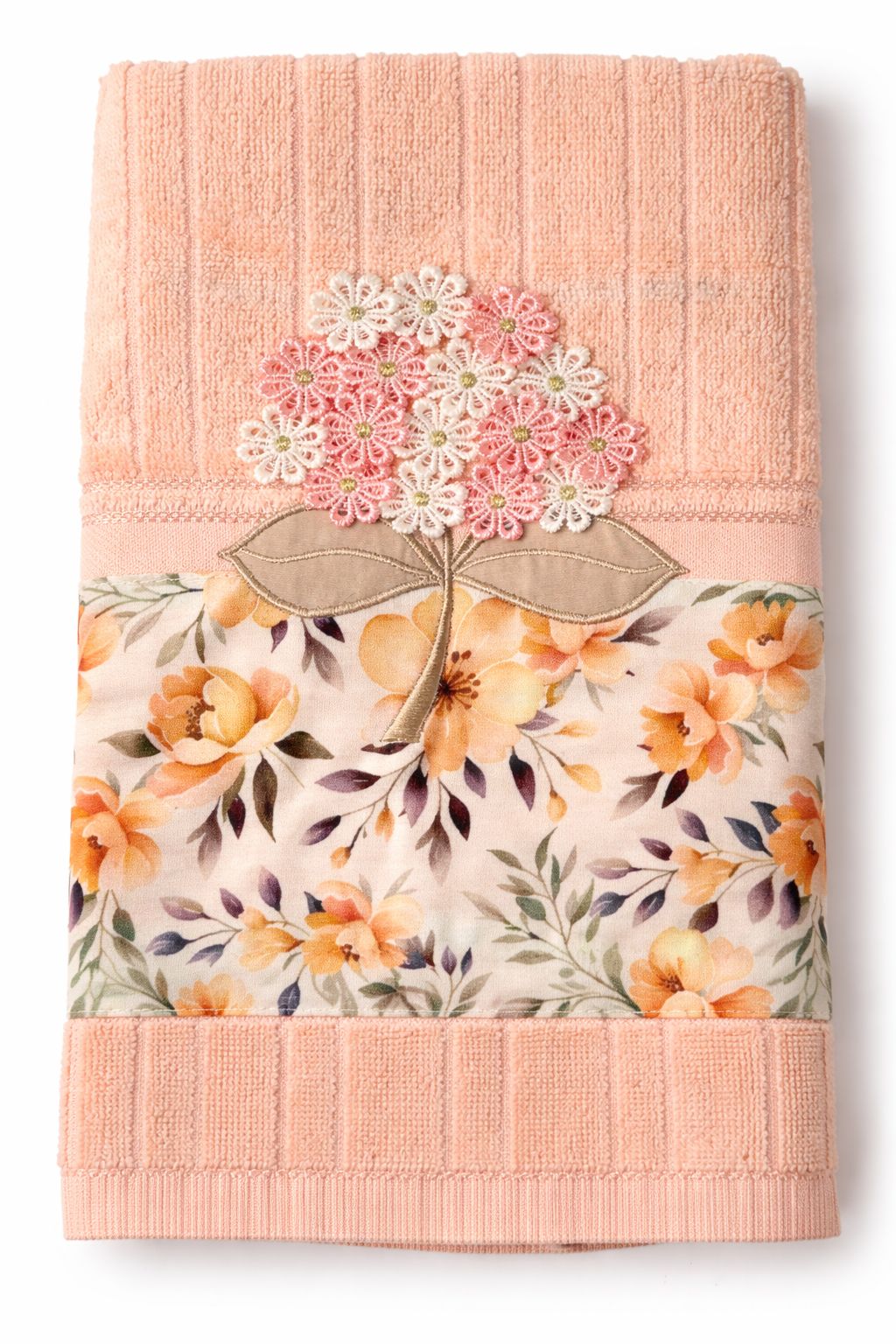 Bathroom Gift Set – Embroidered Guest Towel & Toilet Rug | Handmade Home Gift