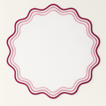 Pink Ombré Scalloped Placemat Set of 6 – Elegant Table Setting for Christmas, Weddings & Girls’ Night | ArtbyCrosa