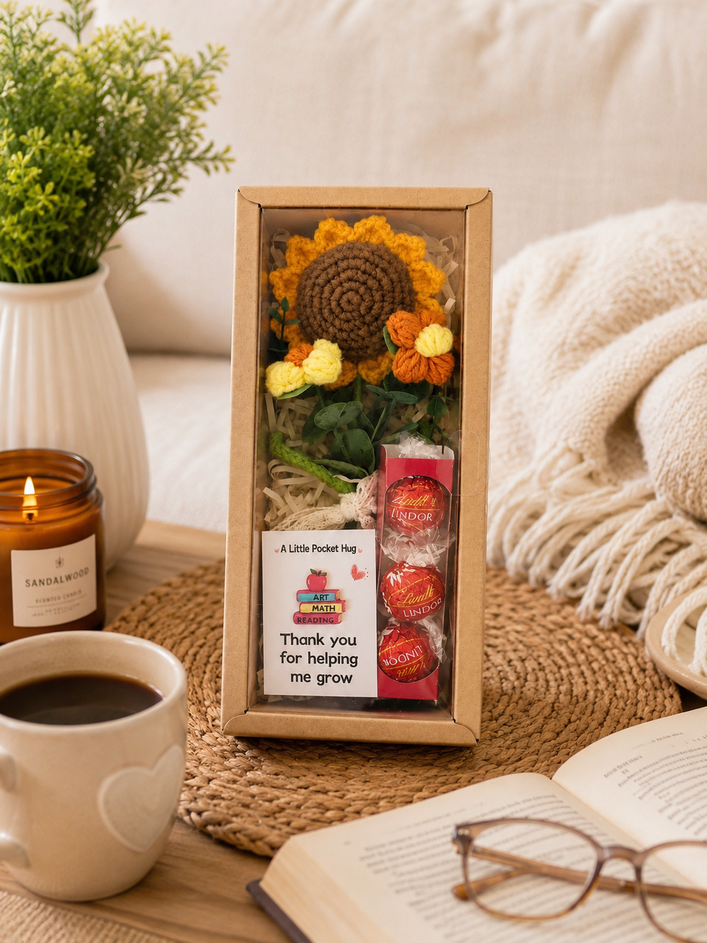 Mini Teacher Sunflower Gift Box – Thank You Teacher Gift