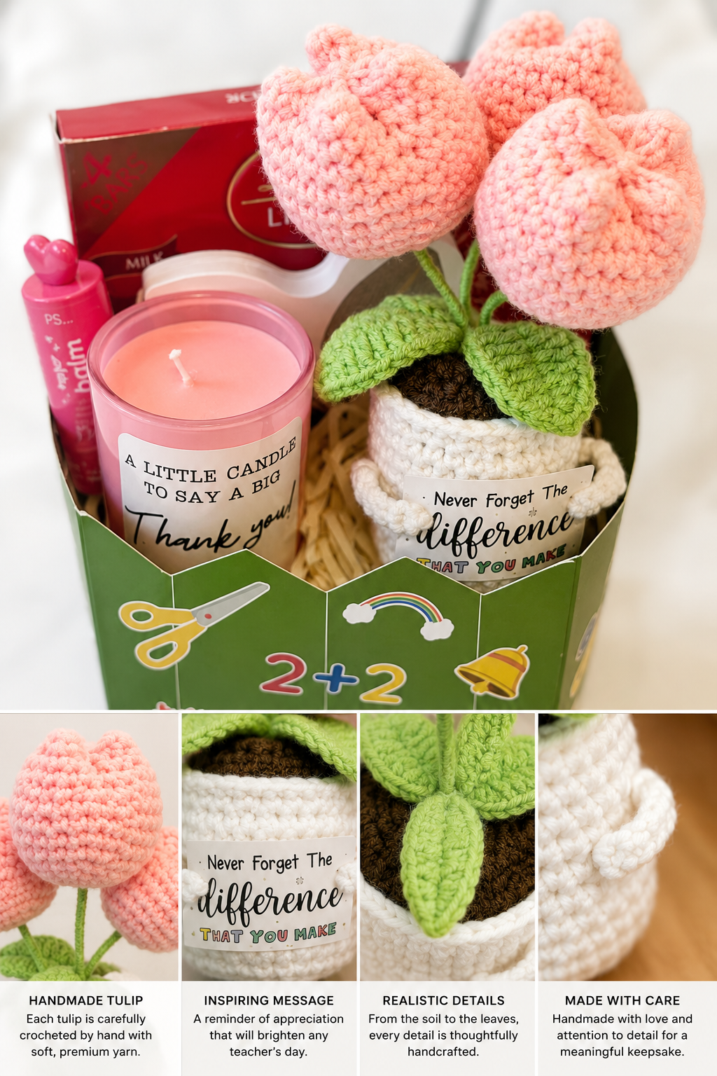 Teacher Appreciation Tulip Gift Box – Ready to Gift