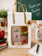 Teacher Appreciation Gift Box – Handmade Sunflower Thank You Gift | Ready to Gift Teacher Present