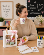 Teacher Appreciation Gift Box | Lavender Mug Gift Set | Thank You Teacher Gift | Ready to Gift Box | Unique Handmade Gift