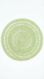 Easter Bunny Napkin Set with Crochet Placemats – Set of 6 (Limited Edition)